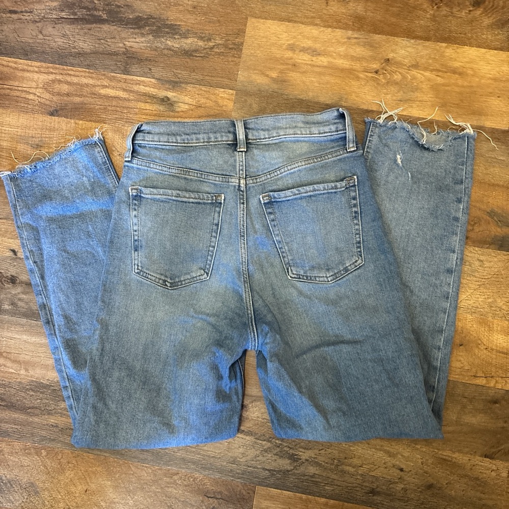 Distressed Blue Jeans - Picture 2 of 3